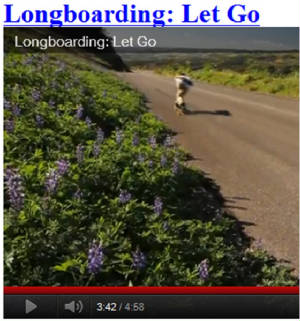 Longboarding Let Go